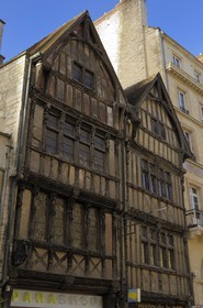 France, Calvados (14), Caen, musée de la Poste et des techniques de communication dans une maison à pans de bois du XVIème siècle