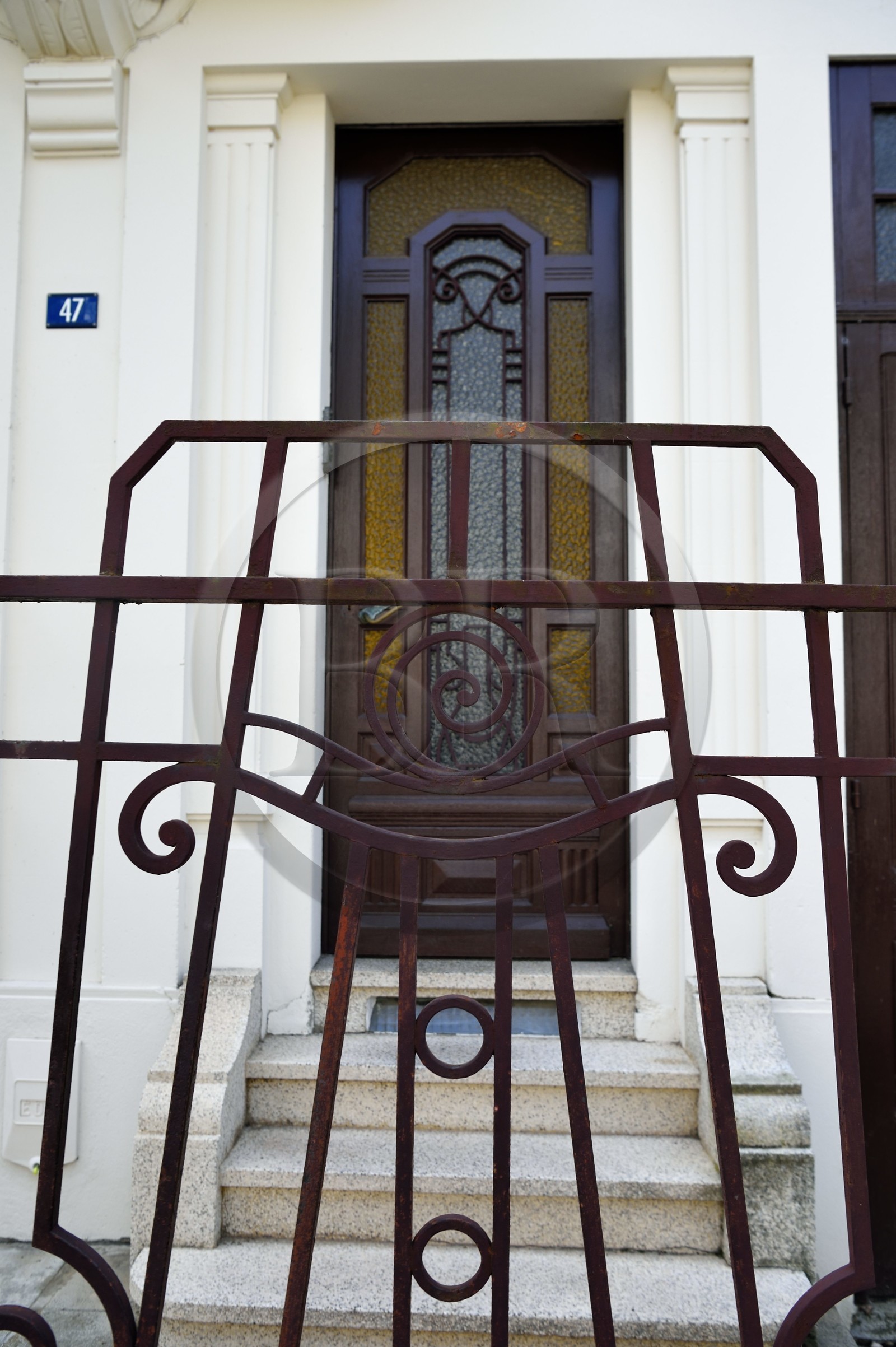 France, Allier (03), Vichy, maison art Déco au 47 de l'avenue Jean Baptiste Bulot