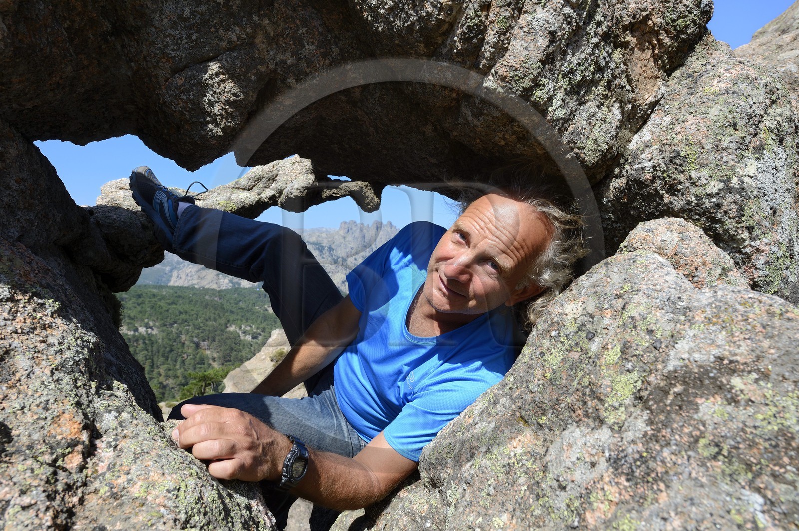 France, Corse-du-Sud (2A), Alta Rocca, massif de Bavella, Henri Santoni