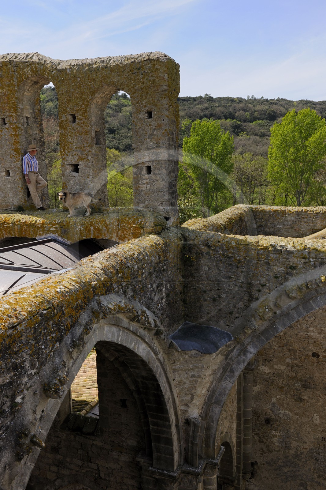 France, Aude, Saint-Martin-le-Vieil, the former Cistercian abbey of Villelongue