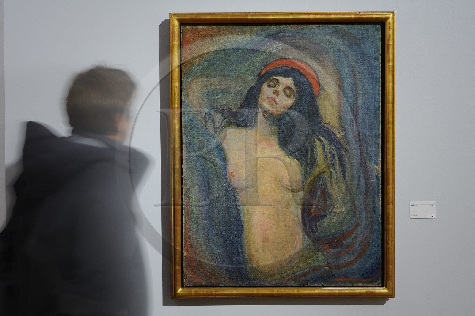 Norway, Oslo, musee Edvard Munch, Madonna, painting by Munch