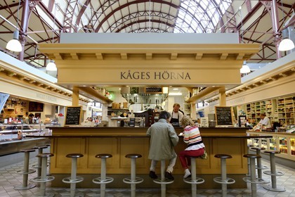 Suède, Västra Götaland, Göteborg (Gothenburg), les halles couvertes principales Saluhallen