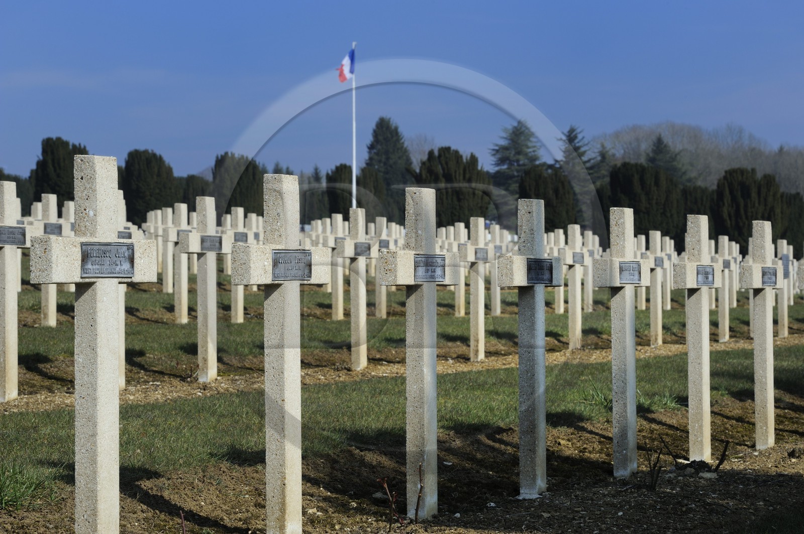 France, Meuse (55), Douaumont, bataille de Verdun, ossuaire de Douaumont, nécropole nationale
