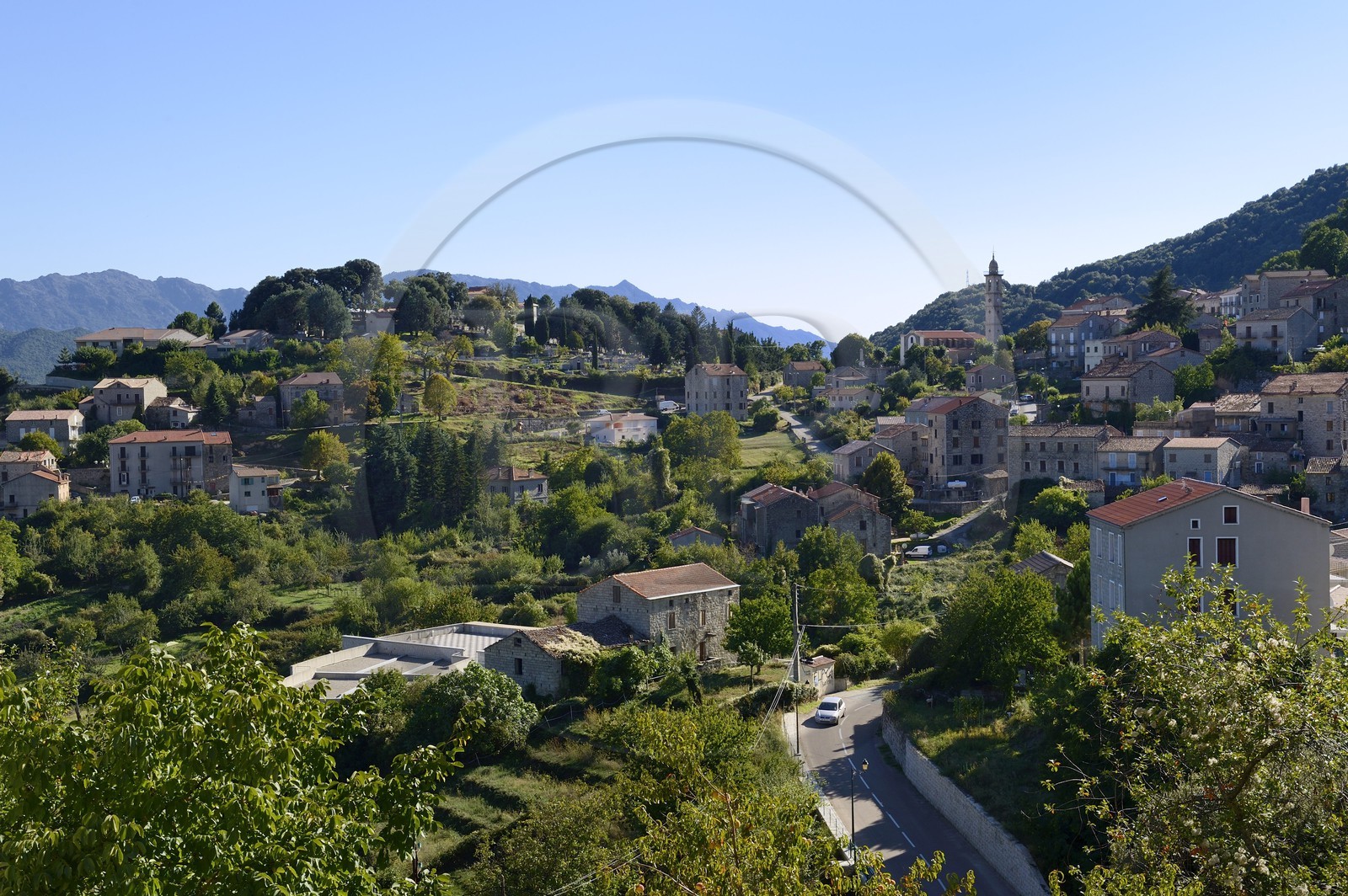 France, Corse-du-Sud (2A), Alta Rocca, village de Levie