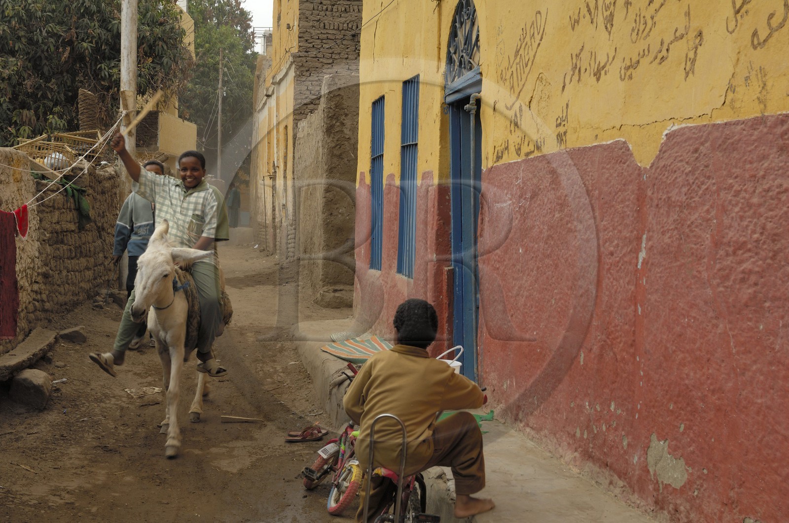 Egypt, Upper Egypt, Nubia, Nile Valley, Aswan, Elephantine Island, the Nubian village