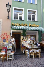 Allemagne, Bade-Wurtemberg, Fribourg en Brisgau, librairie de livres d'occasion