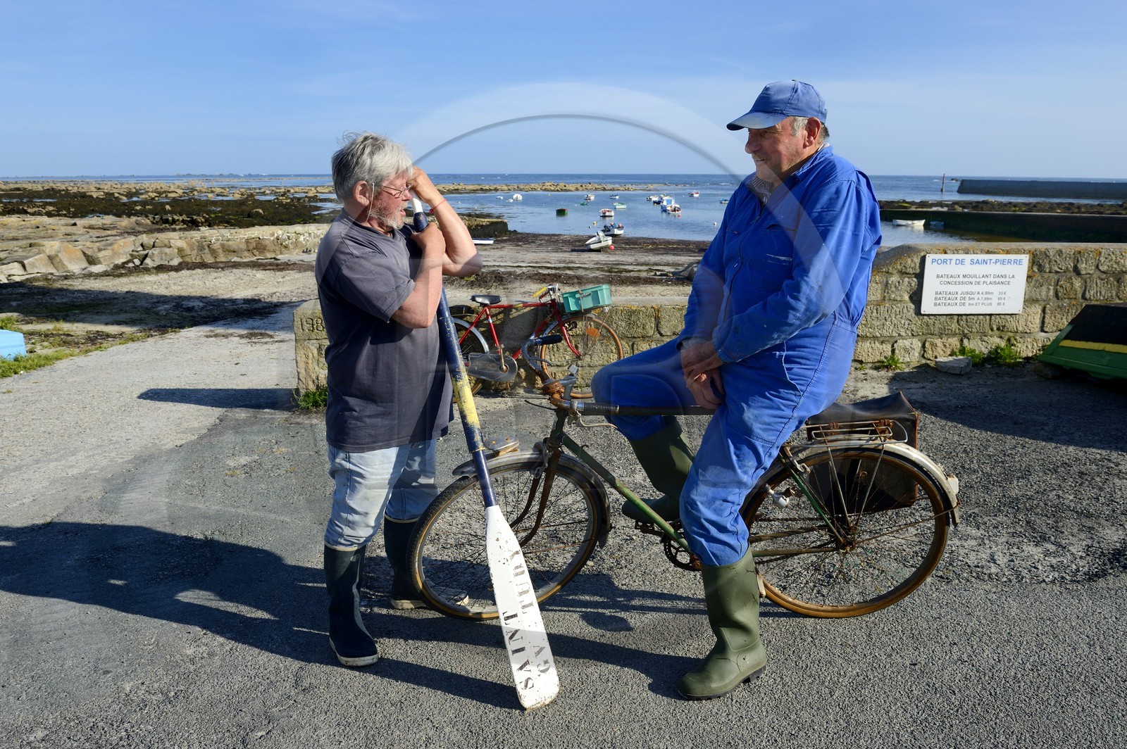 France, Finistère (29), Penmarc'h, Pointe de Penmarch, port Saint-Pierre