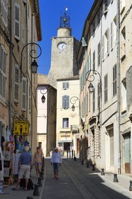 France, Var (83), La Dracénie, Lorgues, la Tour de l'Horloge