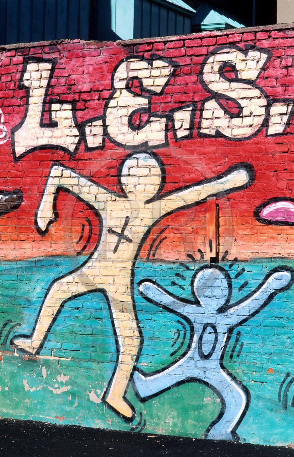 Etats-Unis, New York, Manhattan, East Side, fresques murales Lower East Side