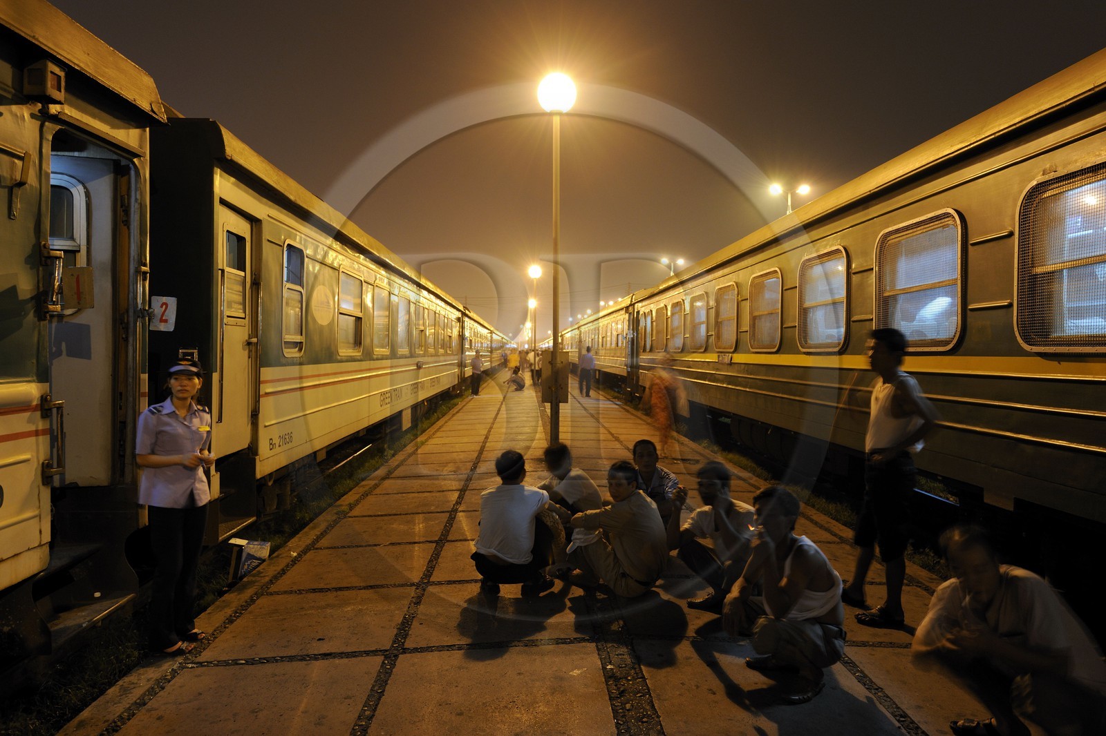 Vietnam, Hanoï, gare centrale