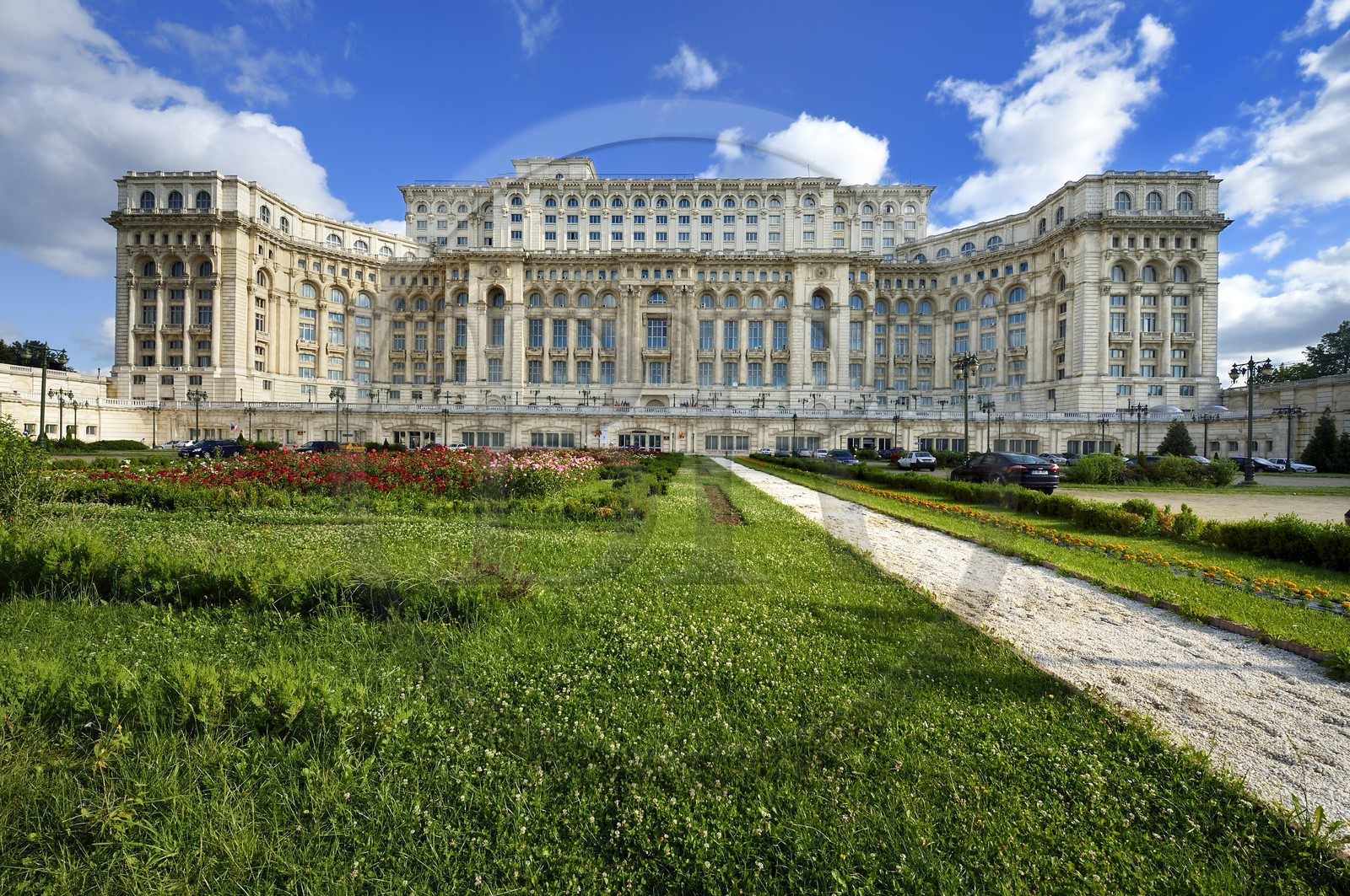 Romania, Bucharest, former Ceausescu Palace now Palace of Parliament