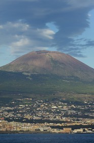 Italie, Campanie, la baie de Naples et le Vésuve