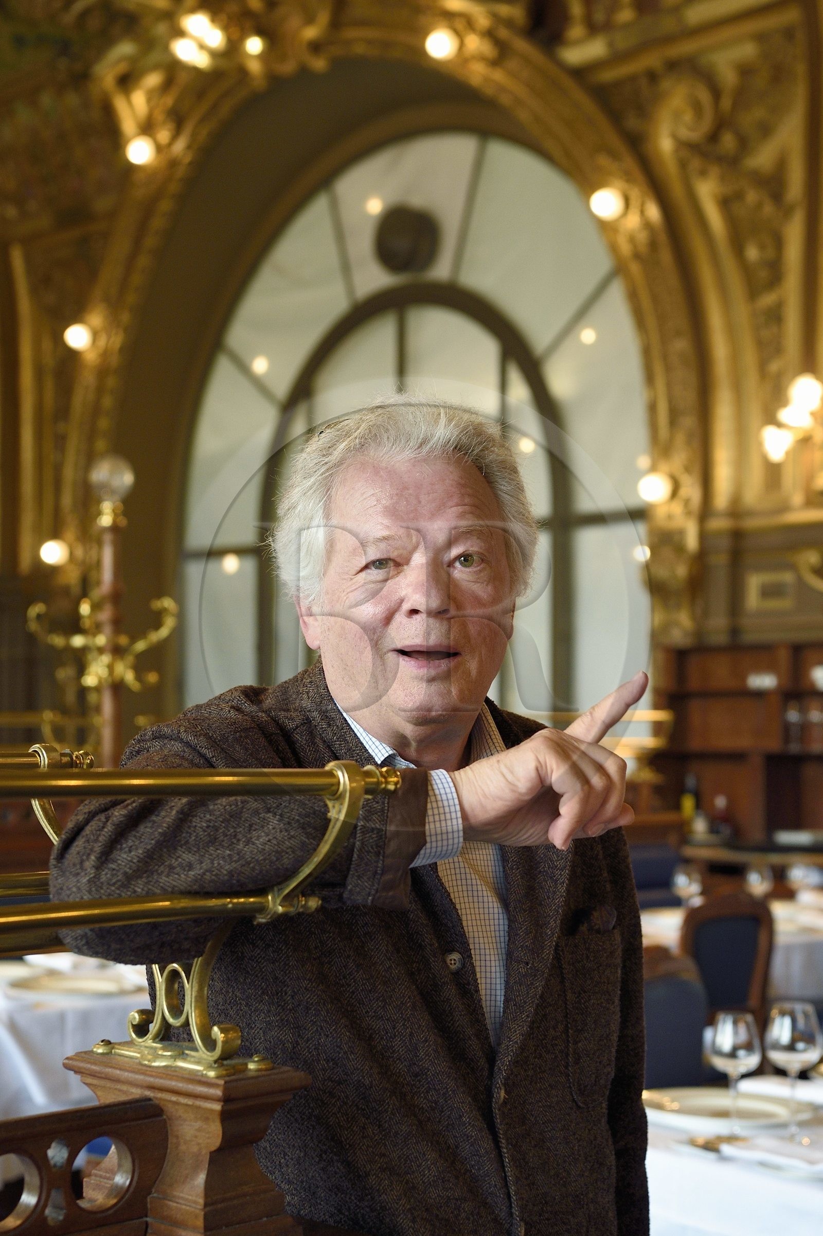France, Paris (75), gare de Lyon, restaurant Le Train bleu, Gilles Pudlowski