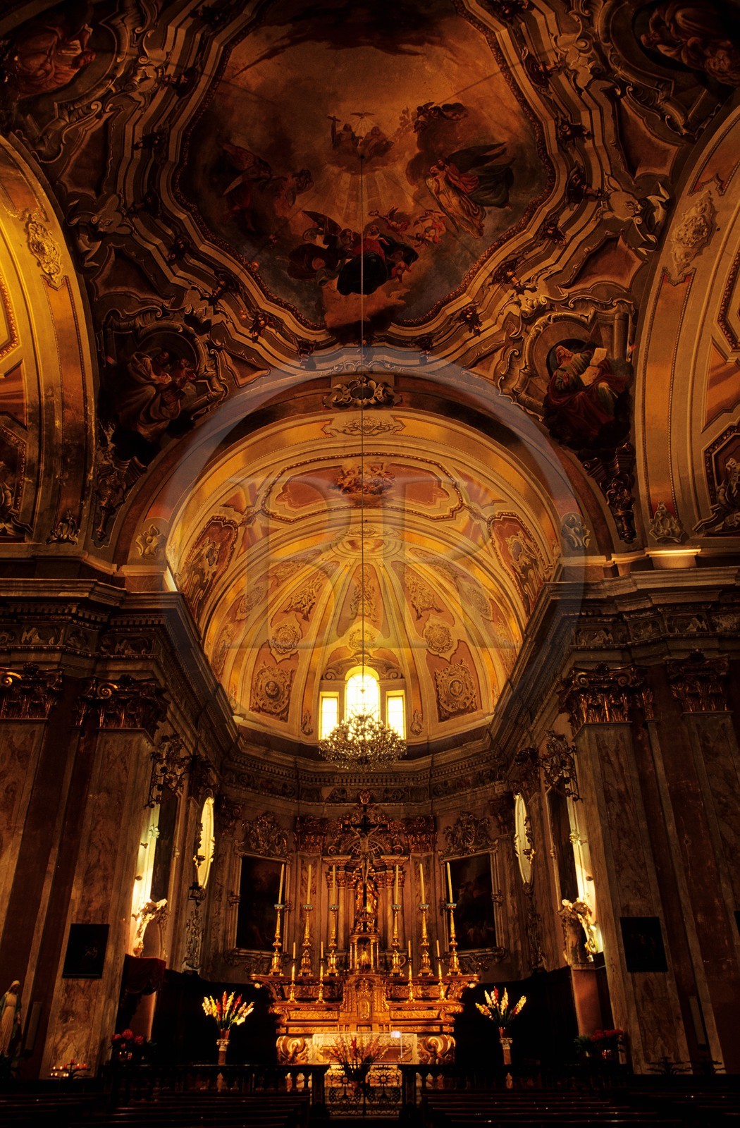 France, Alpes Maritimes, Valley of the Roya (hinterland of Nice), Breil sur Roya, Sancta Maria in Albis church