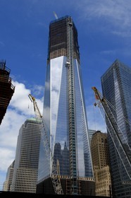 Etats-Unis, New York, Manhattan, One World Trade Center (1WTC) devenue la plus haute tour de NYC depuis le 30 avril 2012