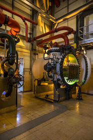 Portugal, Lisbon, Belem district, MAAT (Museum of Art, Architecture and Technology or Museu de Arte, Arquitetura e Tecnologia) on the banks of the Tagus, Electricity Museum and Modern Art Exhibitions in the former Central Tejo Thermal Power Station