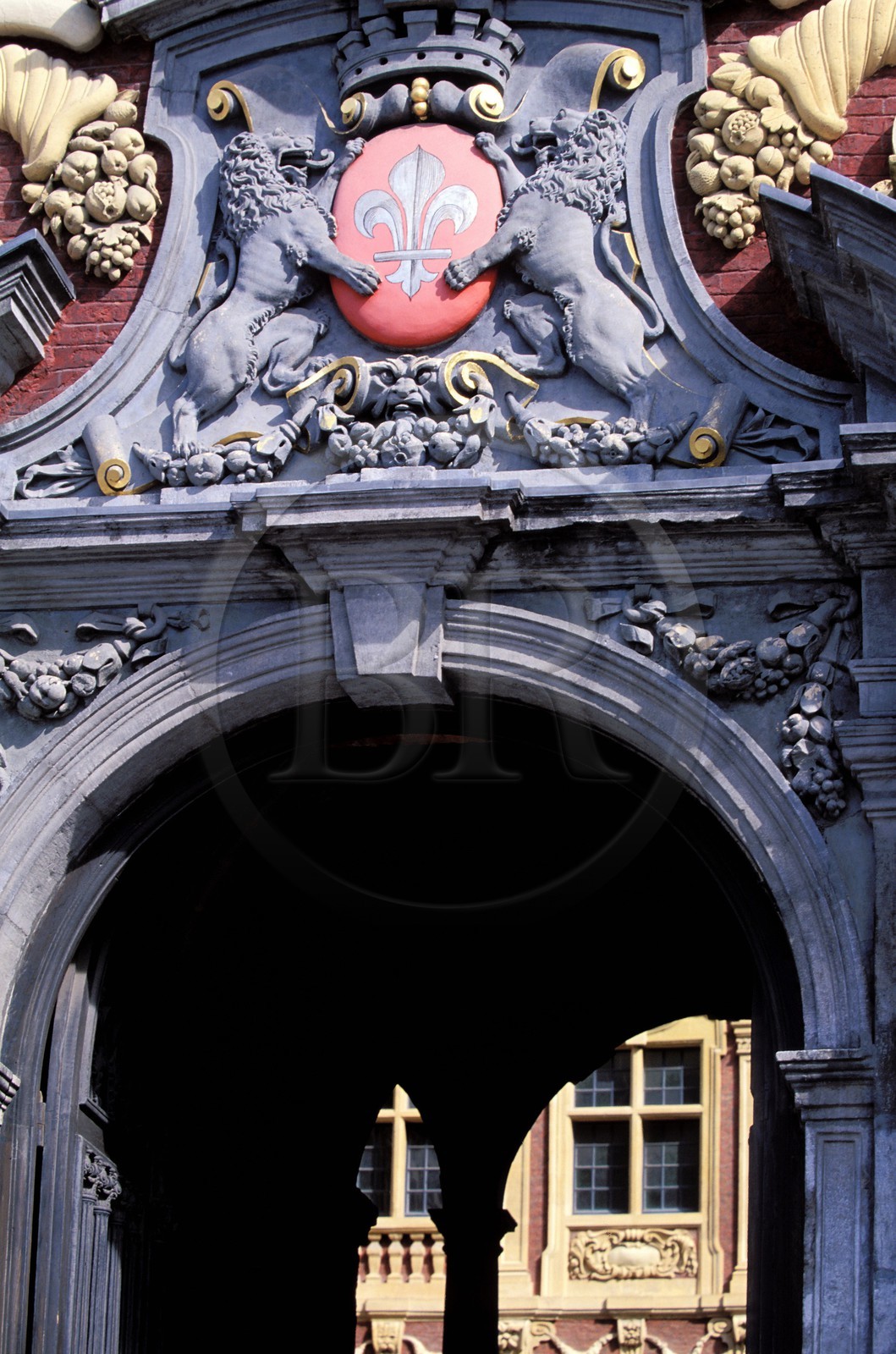 France, Nord, Lille, old Stock market on Grand Place (Charles de Gaulle)