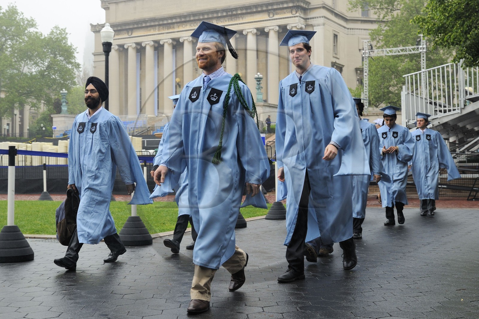 United States, New York, Manhattan, graduation at Columbia University