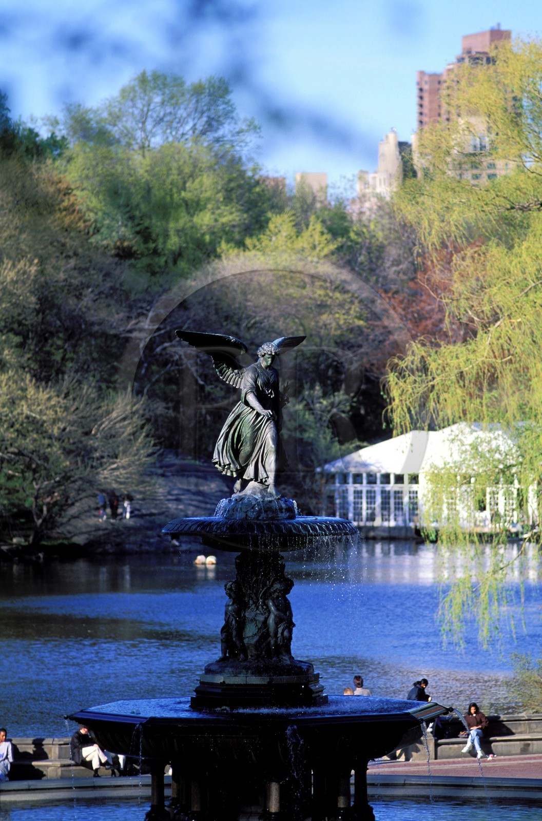 Etats-Unis, New York, Central Park, fontaine de Bestesda