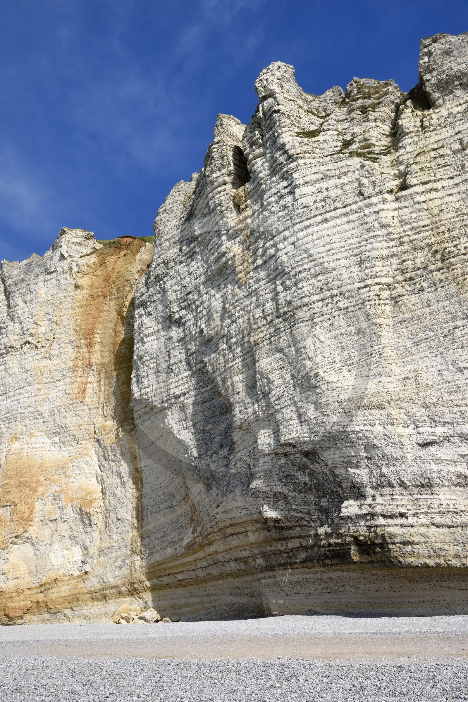 France, Seine-Maritime (76), Pays de Caux, Côte d'Albâtre, Etretat, Pointe de la Courtine, plage d'Antifer