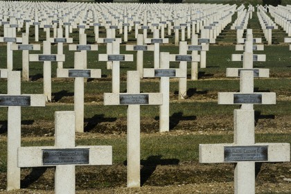 France, Meuse, Douaumont, battle of Verdun, ossuary of Douaumont, national necropolis