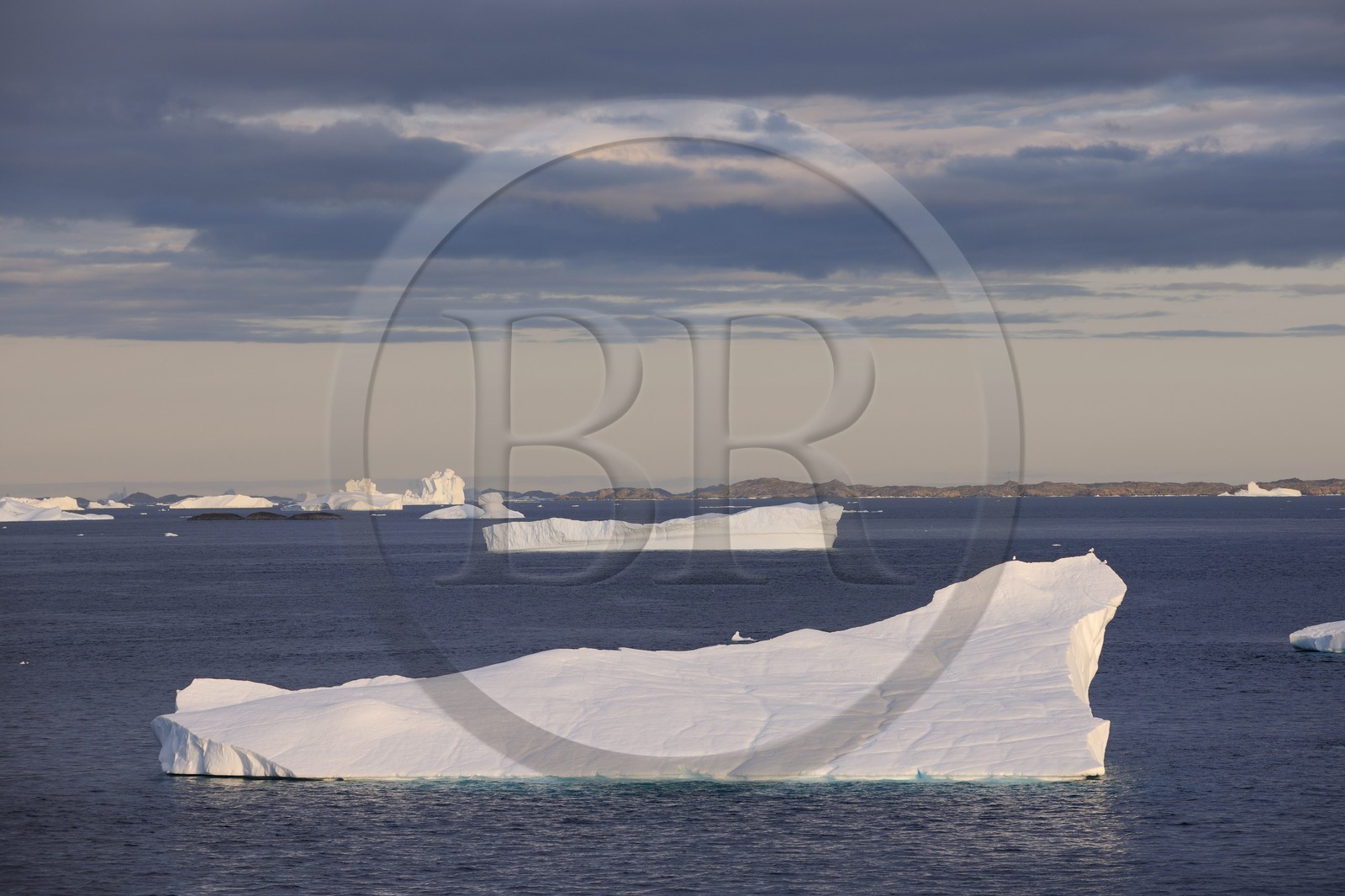 Greenland, Southern Region toward Nanortalik, iceberg