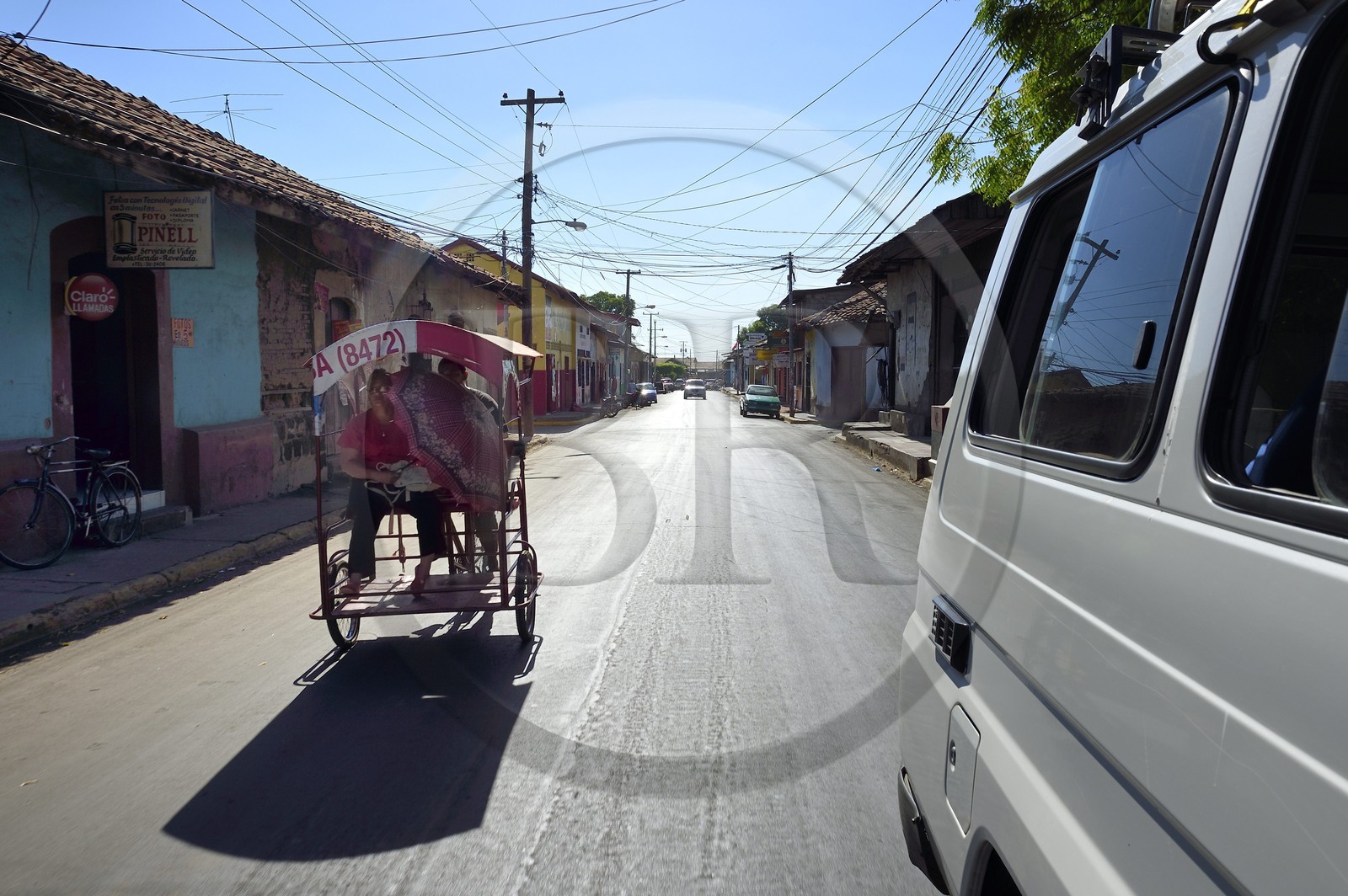 Nicaragua, Leon, cyclo taxi