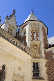 France, Indre-et-Loire (37), vallée de la Loire classée Patrimoine Mondial par l'UNESCO, Amboise, château du Clos Lucé (dernière demeure de Léonard de Vinci)