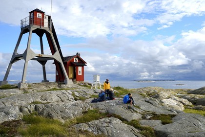 Sweden, Västra Götaland, Väderöarna (weather islands) off Fjällbacka, the observation tower