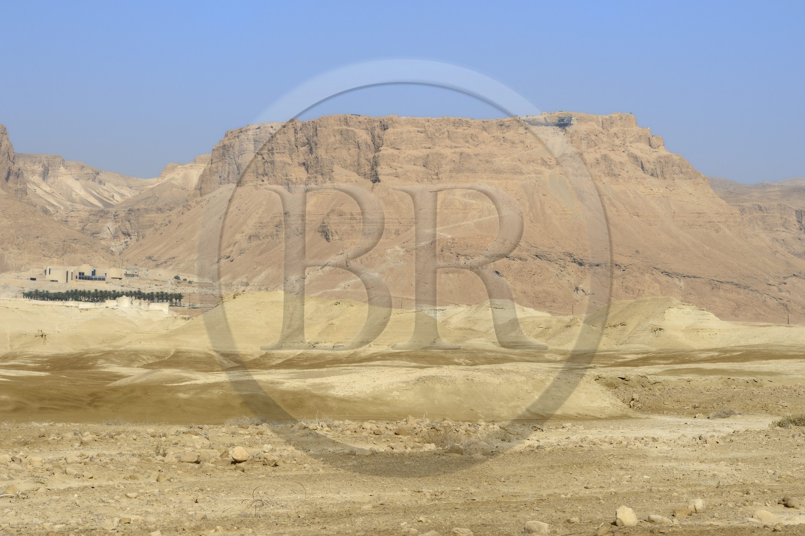 Israel, Negev Desert, Masada fortress, listed as World Heritage by UNESCO