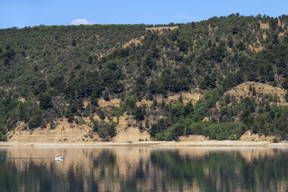 France, Var (83), Parc Naturel Régional du Verdon, Les-Salles-sur-Verdon, lac de Sainte Croix