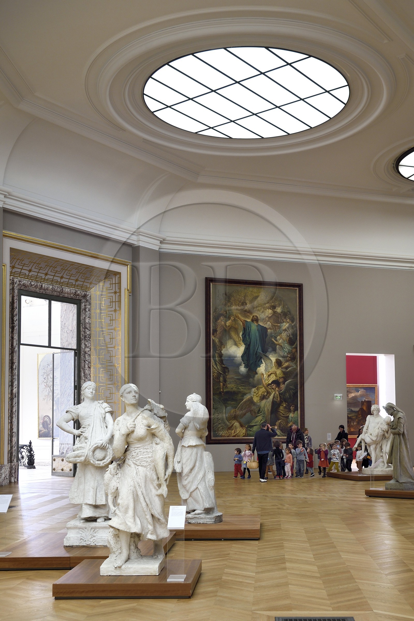 France, Paris (75), Le Petit Palais, construit à l'occasion de l'Exposition universelle de 1900 par l'architecte Charles Girault, il abrite le musée des beaux-arts de la ville de Paris