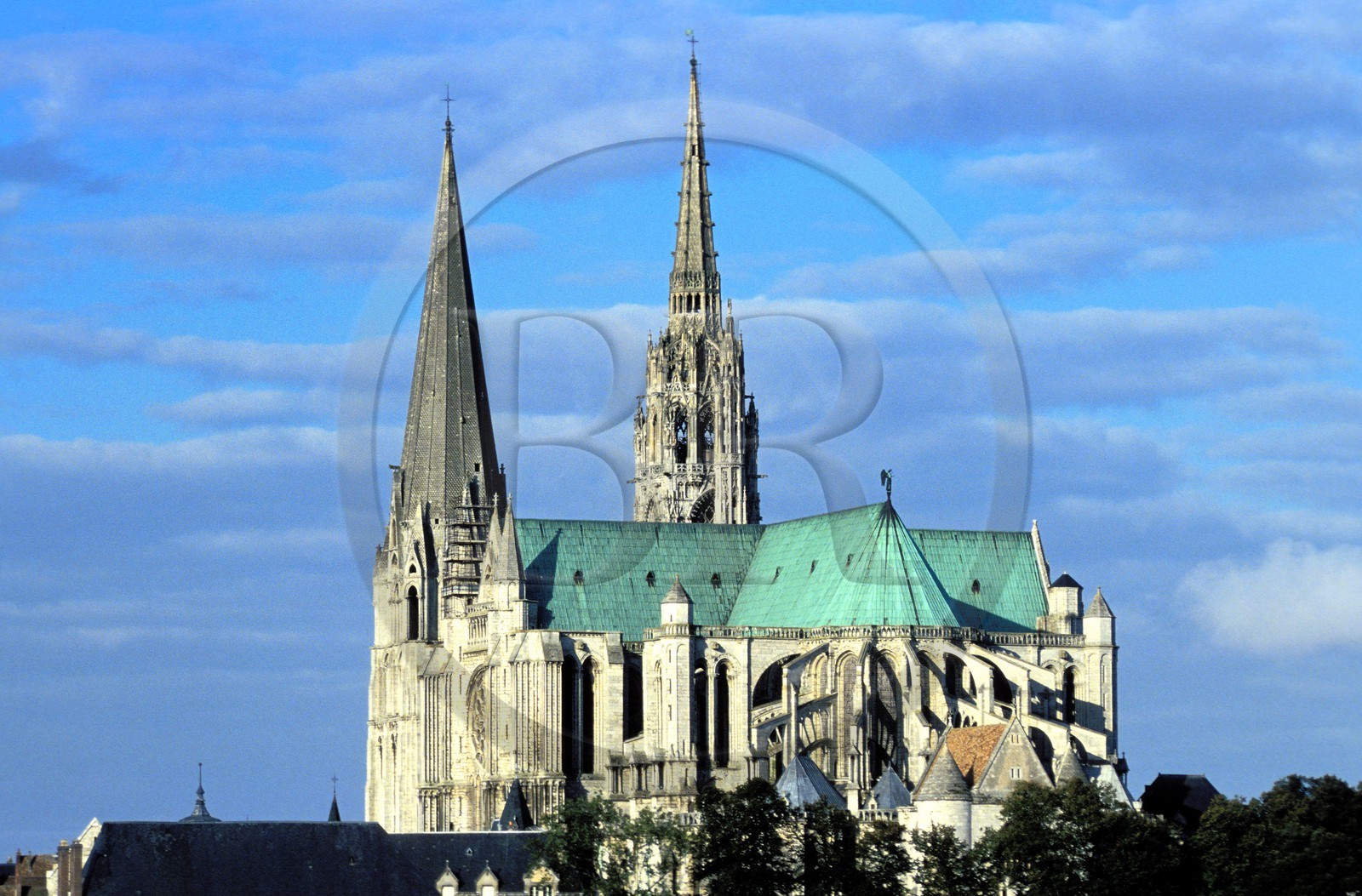 France, Eure-et-Loir (28), Chartres, cathédrale Notre-Dame de Chartres, classé Patrimoine Mondial de l'UNESCO