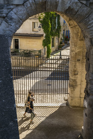 France, Bouches-du-Rhône (13), Arles, les Arènes, amphithéatre romain construit vers 80-90 apr. J.-C., classé Patrimoine Mondial de l'UNESCO
