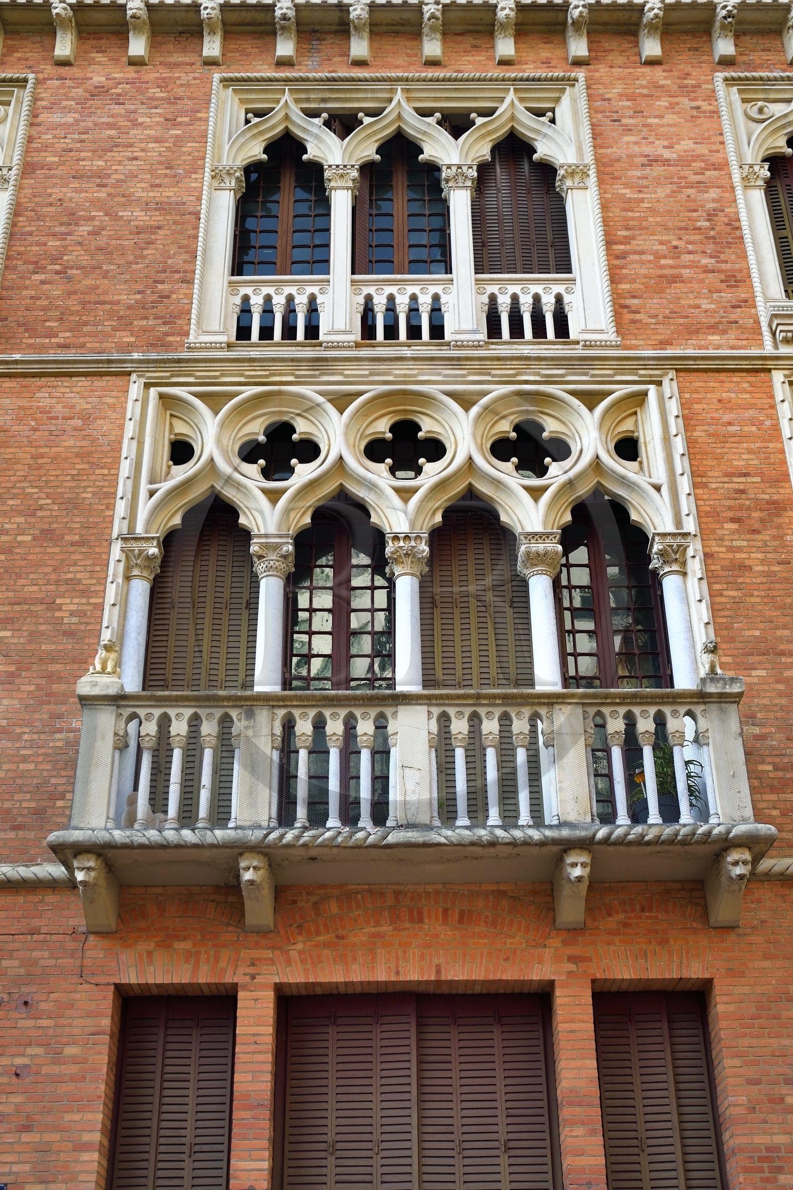 France, Allier (03), Vichy, rue de Belgique, Villa Vénitienne construite en 1897 par l’architecte Decoret