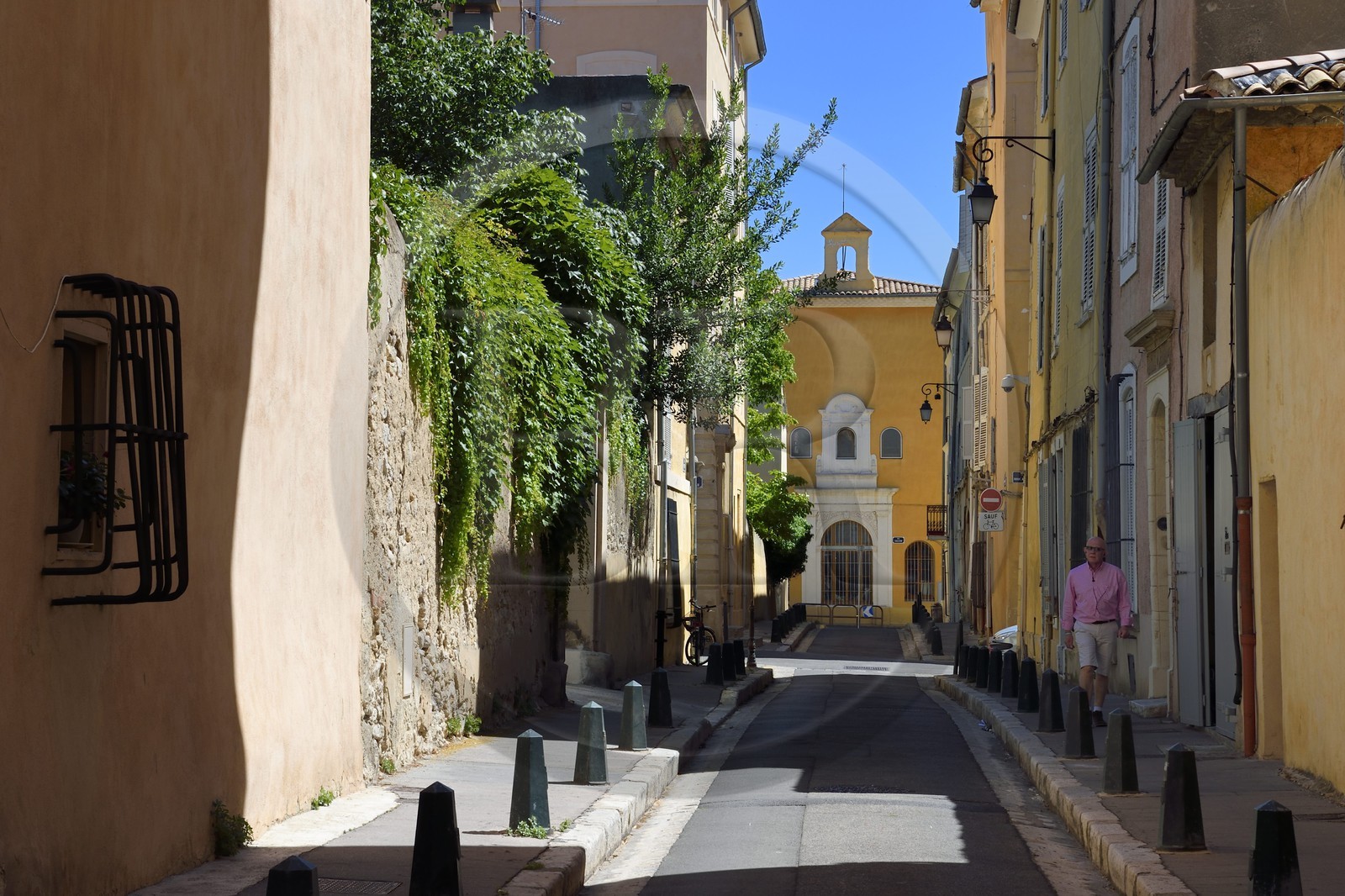 France, Bouches-du-Rhône (13), Aix en Provence, rue Peyssonnel dans le quartier Mazarin