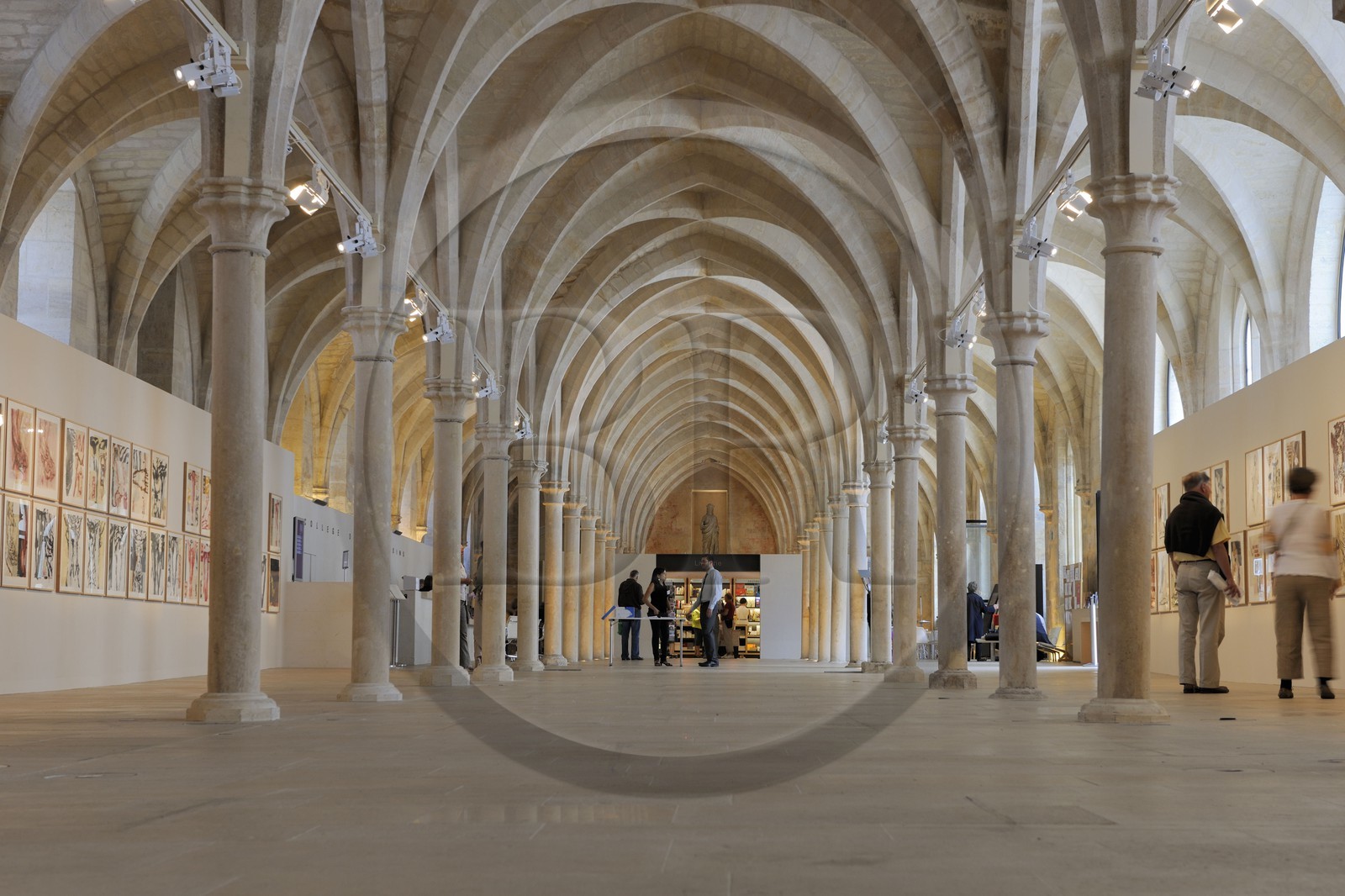 France, Paris (75), le Collège des Bernardins la nef cistercienne