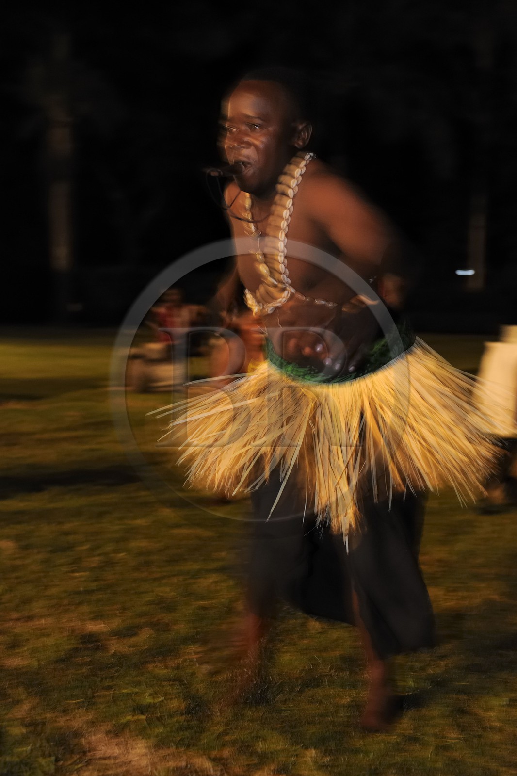 Tanzanie, Dar es-Salaam hôtel Mövenpick, spectacle de danses traditionnelles dans les jardins