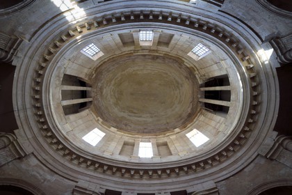 France, Bouches du Rhone, Marseille, Panier district, la Vieille Charite (Old Charity) of the 17th century, dome of the chapel