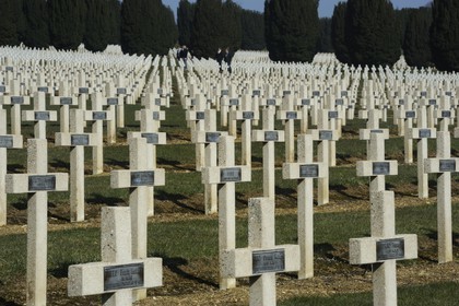 France, Meuse, Douaumont, battle of Verdun, ossuary of Douaumont, national necropolis