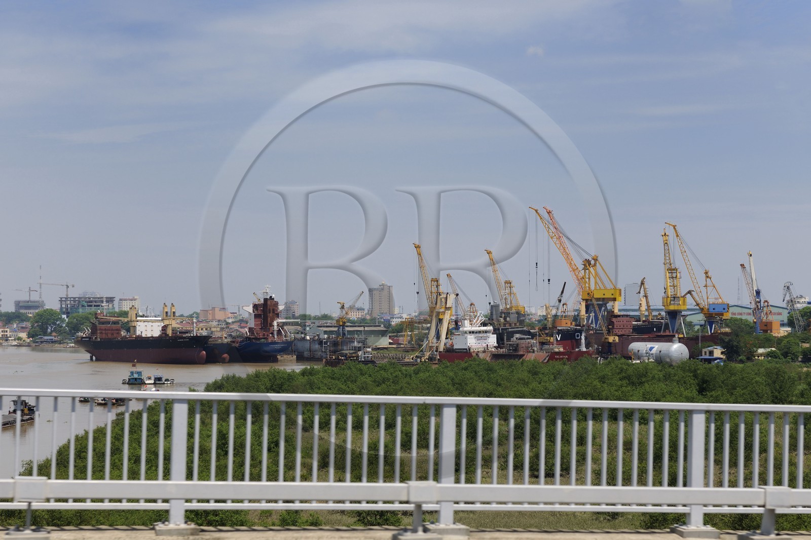 Vietnam, Haiphong, le port maritime de la ville