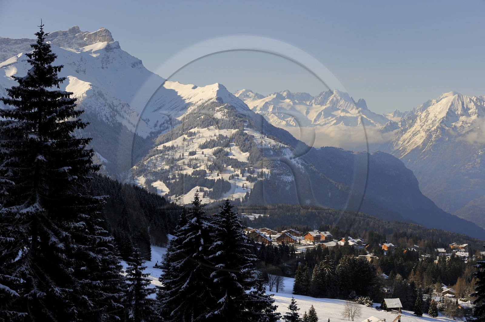 Switzerland, Canton of Vaud, Villars sur Ollon