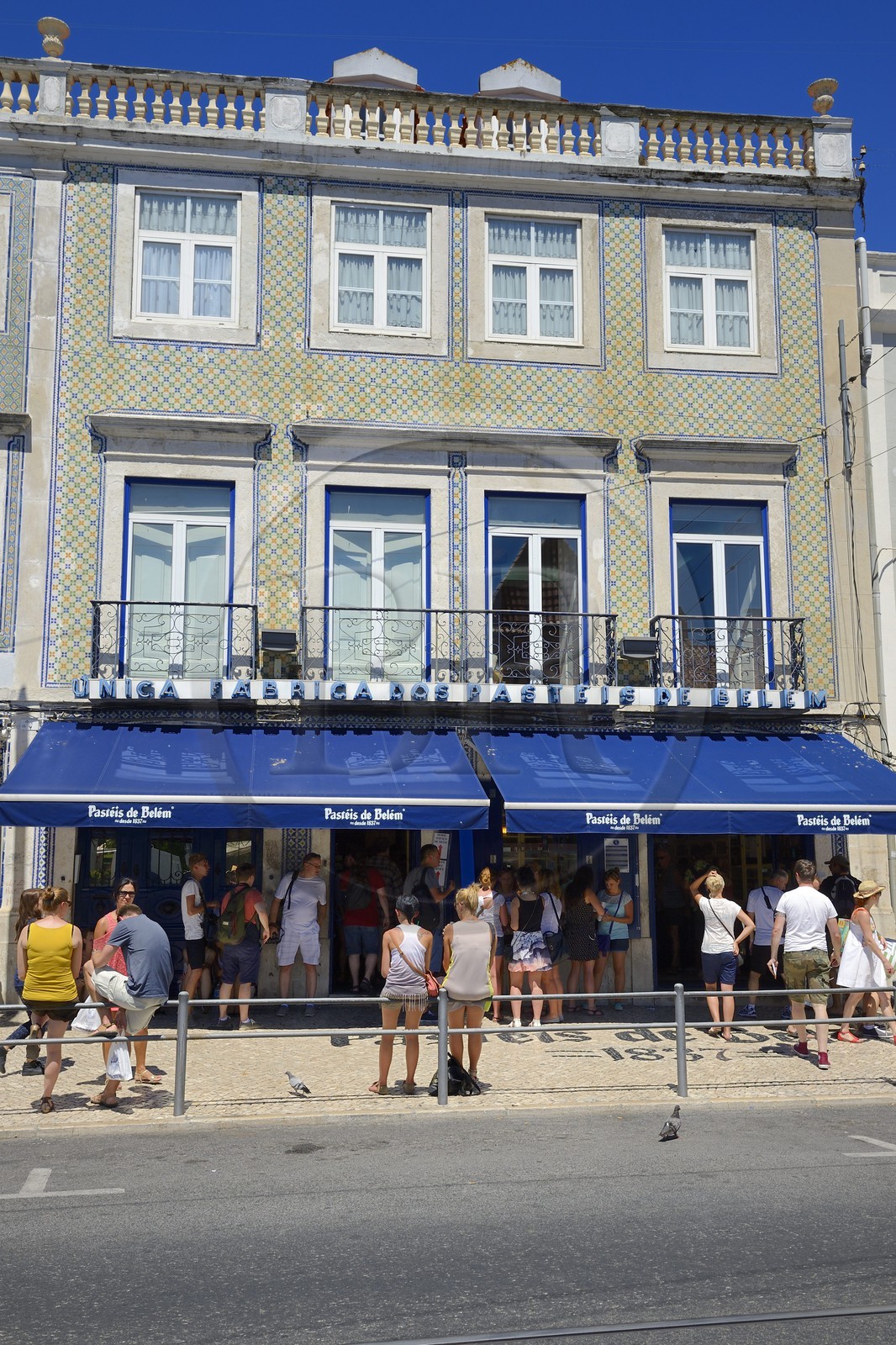 Portugal, Lisbonne, Bélem, la très réputée patisserie Pasteis de Belem