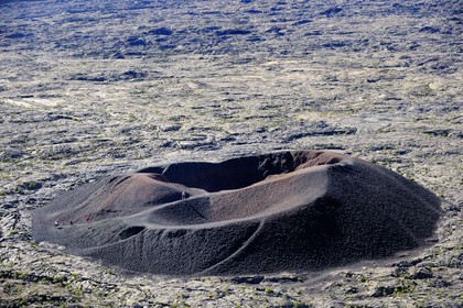 France, île de la Réunion, volcan du Piton de la Fournaise, classé Patrimoine Mondial de l'UNESCO, l'Enclos, le cratère Formica Léo