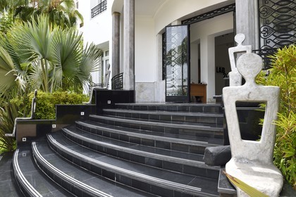 Morocco, Casablanca, Villa des Arts in Art Déco style built in 1934 on boulevard Brahim Roudani