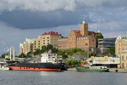 Suède, Västra Götaland, Göteborg (Gothenburg),  le parc maritime de navires historiques Maritiman dans le vieux port