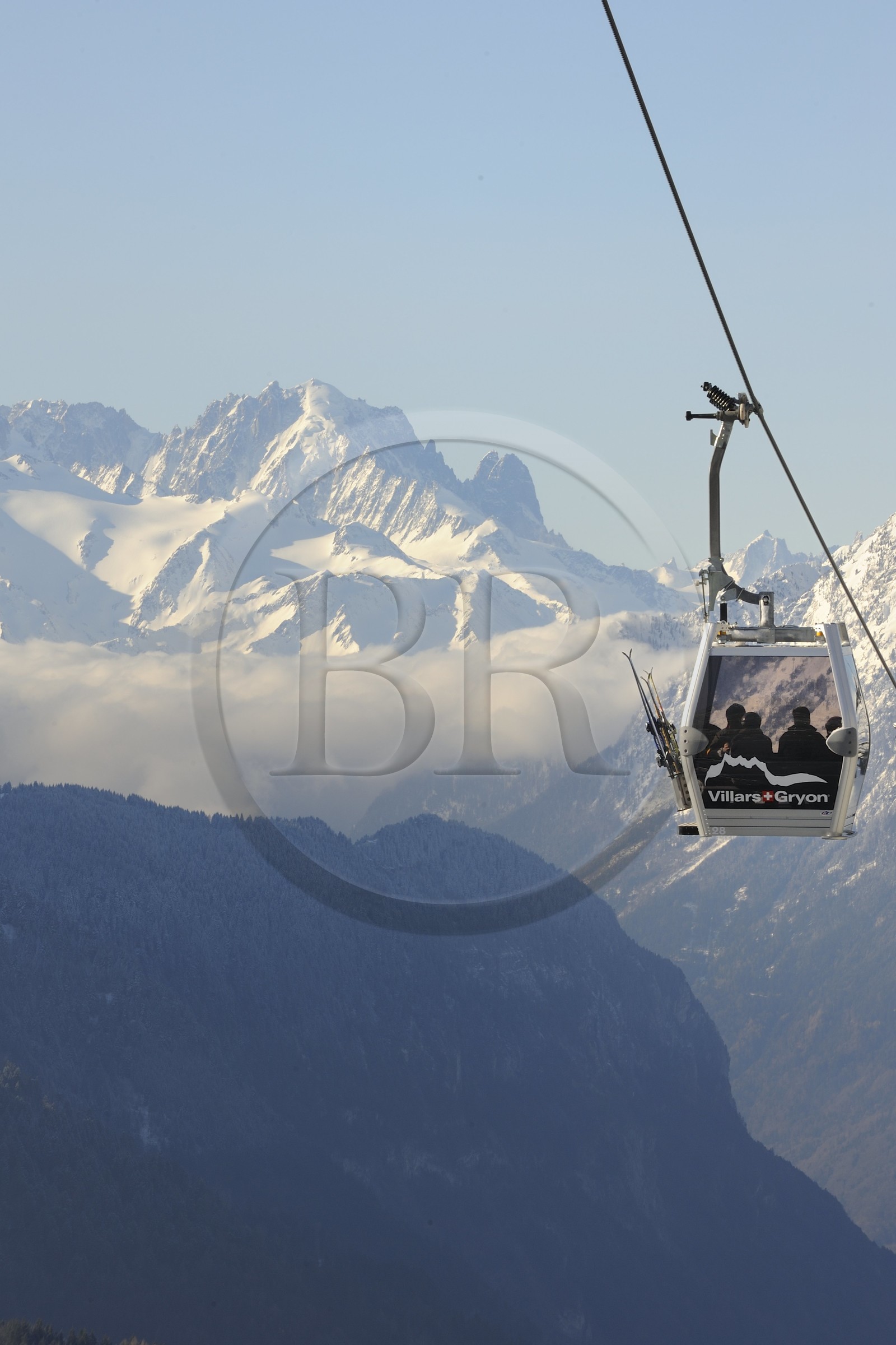 Suisse, Canton de Vaud, Domaine skiable de Villars sur Ollon - Gryon