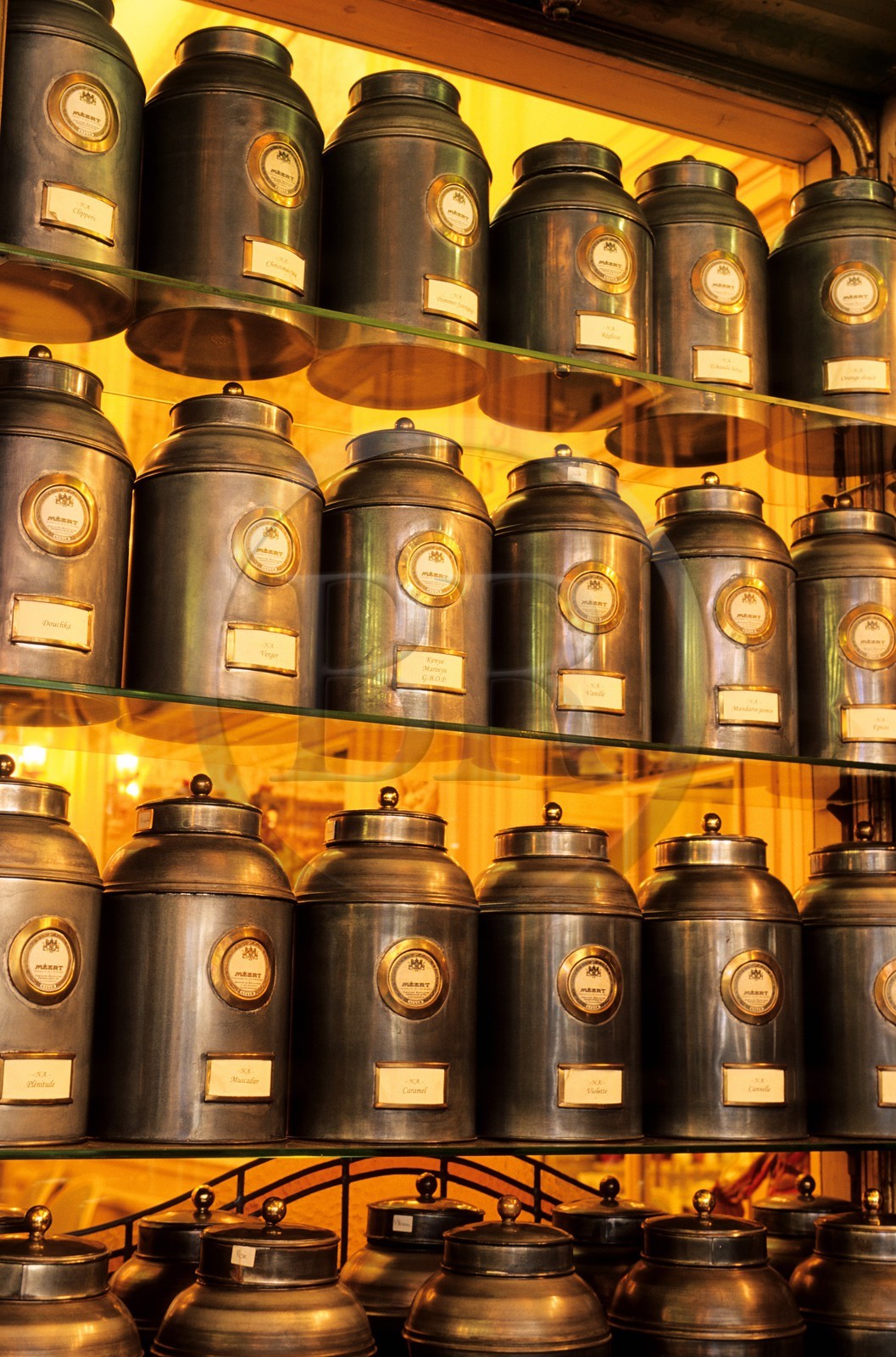 France, Nord, Lille, old town, inside the famous Meert cake shop (Esquermoise street)
