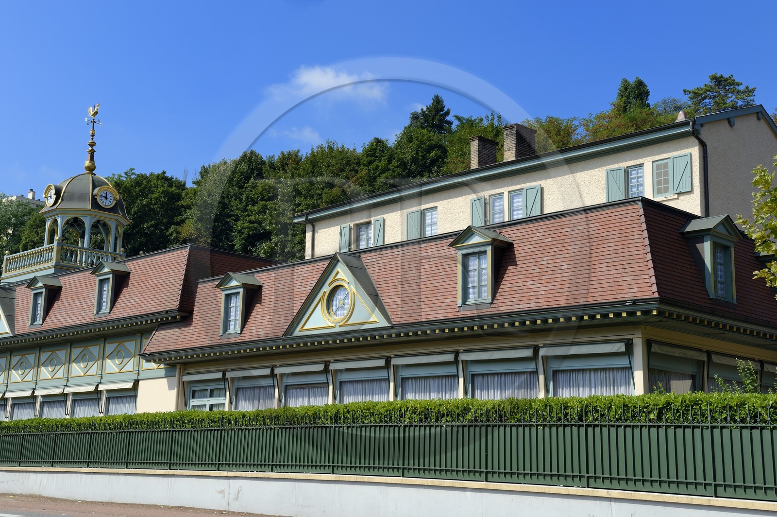 France, Rhône (69), Collonges-au-Mont-d'Or, restaurant L'abbaye de Collonges de Paul Bocuse dédié aux récéptions