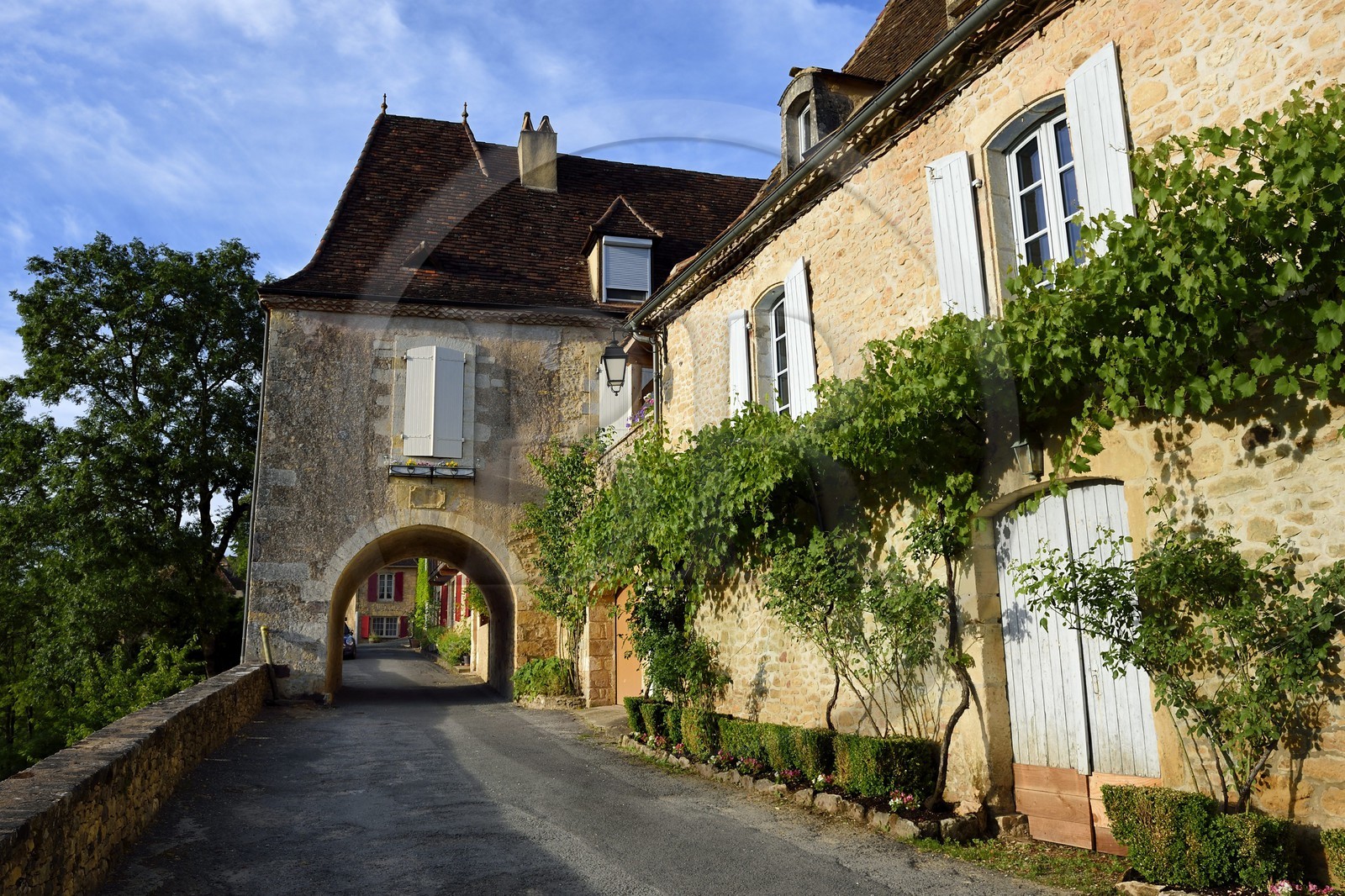 France, Dordogne (24), Périgord Noir, vallée de la Dordogne, Limeuil, labellisé Les Plus Beaux Villages de France